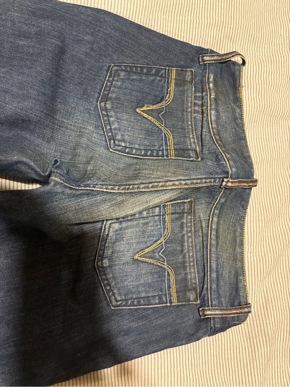 Diesel Jeans in Dark Blue with Light Gray Interior